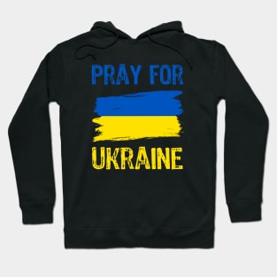 Pray for Ukraine with Ukrainian flag Hoodie